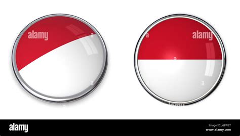 Indonesia Flag Button Banner Badge Pin Sticker Indonesian Stickers
