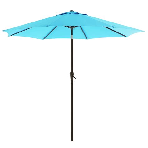 Songmics Patio Umbrella 9 Ft Outdoor Table Umbrella 8 Ribs Upf 50