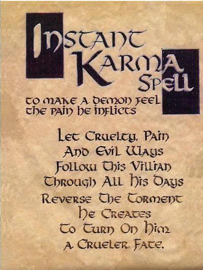 Image Result For Ancient Spells On Witchcraft Curses Karma Spell