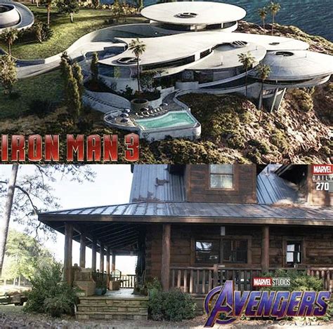Tony Starks Home Avengers Endgame And Iron Man 3 Marvel Avengers