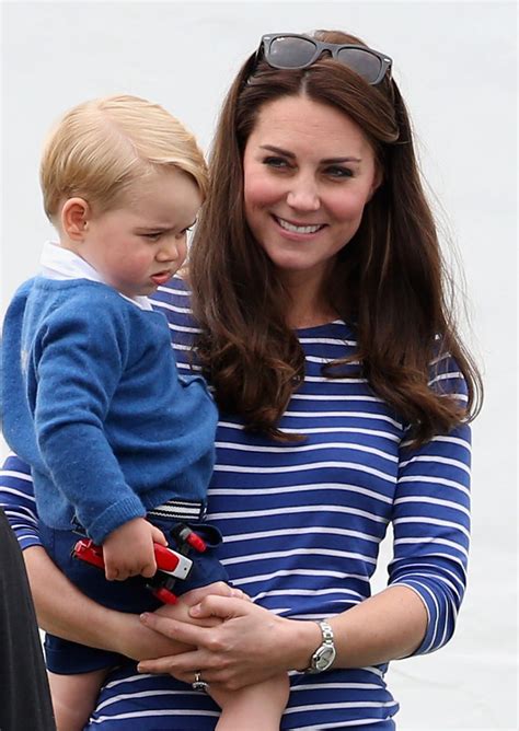 It may have been a few years since we. Prince George and Kate Middleton at Polo Match in June ...