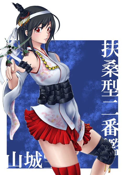 Wallpaper Anime Girls Kantai Collection Yamashiro Kancolle Short