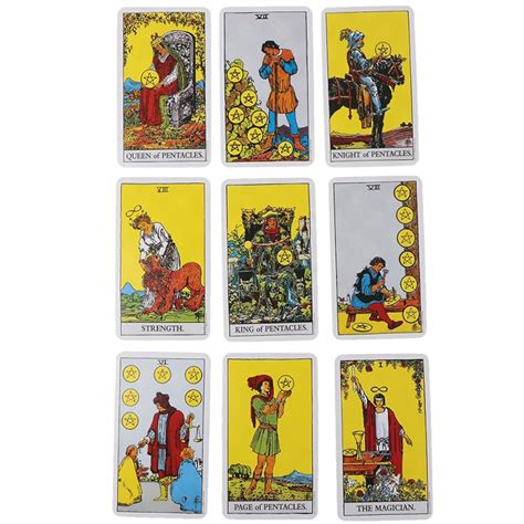 The Original Rider Waite Tarot Cards 78 Card Deck Etsy