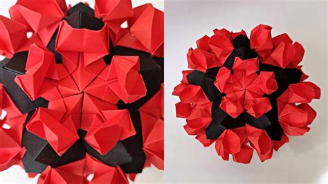 Origami Venus Slipper Kusudama How To Make A Kusudama With Flowers