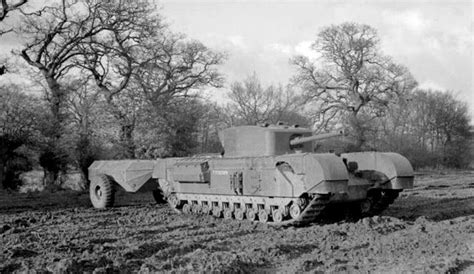 A22f Infantry Tank Mark Vi Churchill Vii Crocodile British Flame
