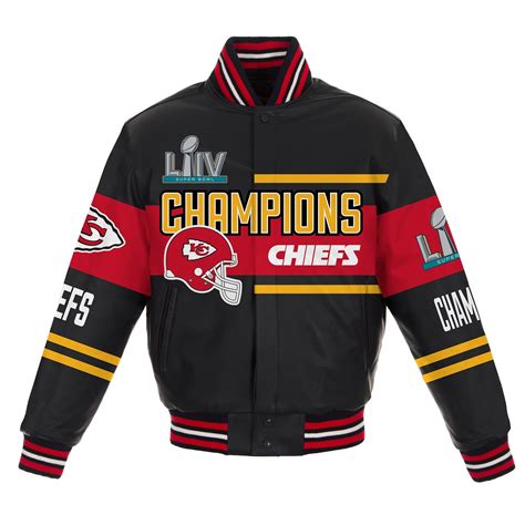 Kansas City Chiefs Super Bowl Liv Champions All Leather Full Snap