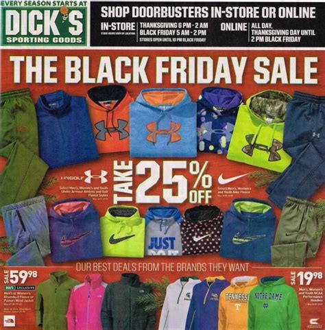 Black Friday 2015 Dicks Sporting Goods Ad Scan Buyvia
