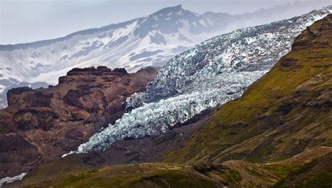Descent Iceland Glacier Biomes Natural Landmarks