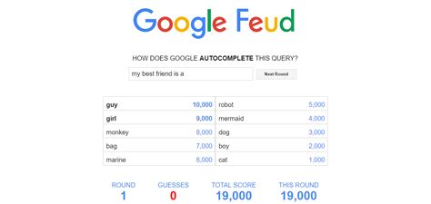 Google feud is free and no registration needed! Have you ever played this interesting game? If not, play now and i bet you will lose - TECH FEVER