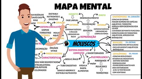 Mapa Mental Moluscos Youtube