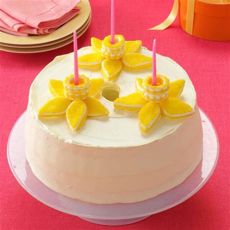 Lemony Daffodil Cake Recipe Taste Of Home