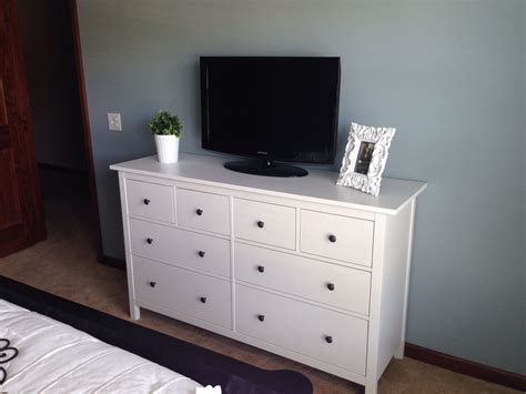 Maybe you would like to learn more about one of these? Ikea Hemnes dresser in the guest room. Paint is Blue Arrow ...