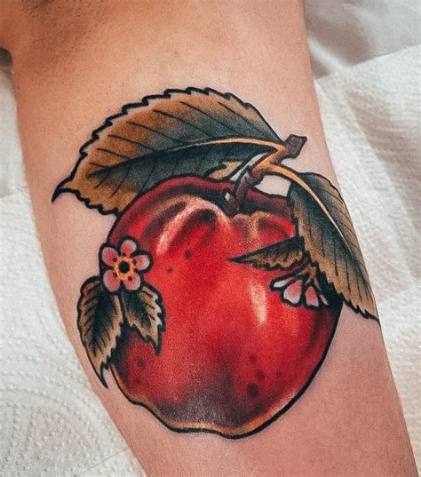 Aggregate More Than 76 Apple Tattoo Designs Vn
