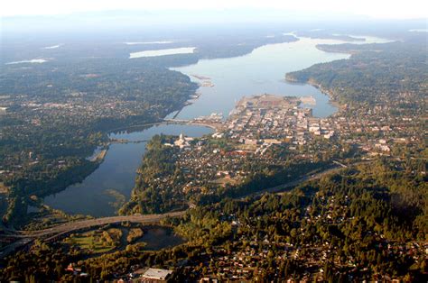 Olympia Wa Aerial View Of Olympia And Puget Sound Photo Picture
