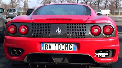 Modified Ferrari 360 Modena Loud Exhaust Sound Youtube