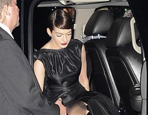 Anne Hathaway From Celeb Wardrobe Malfunctions E News