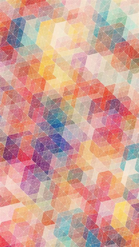 Pastel Geometry Smartphone Wallpaper ⋆ Getphotos