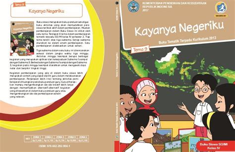 Download Buku Siswa Mapel Tematik Tingkat Sdmi Kelas 4 Safrizal July