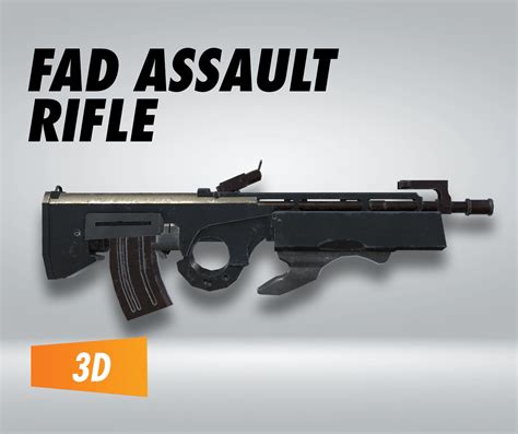 Fad Assault Rifle Filebase For Unity