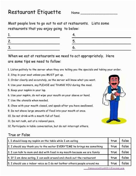 Free Life Skills Worksheets For Highschool Students And Free Life