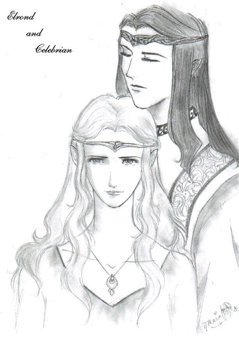 Elrond And Celebrian By Nekohime On Deviantart