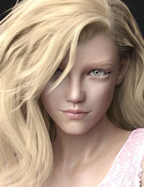 Jenni 8 Starter Bundle Daz 3d Models 3d Cg Platinum Blonde Hair