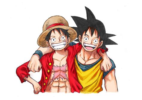 Mangatv On Twitter Luffy Et Goku Amis Pour La Vie 😱 Pour Le Numéro
