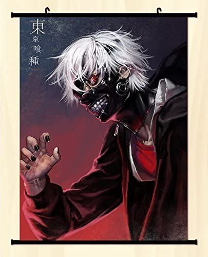 Popular Anime Tokyo Ghouls Kaneki Ken Home Decor Poster Wall Scroll