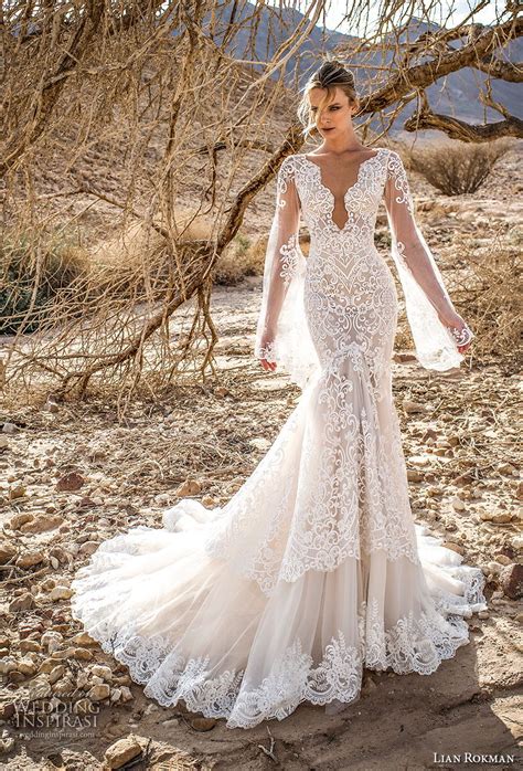 30 long sleeve wedding dresses: Lian Rokman 2017 Wedding Dresses — "Like a Stone" Bridal ...