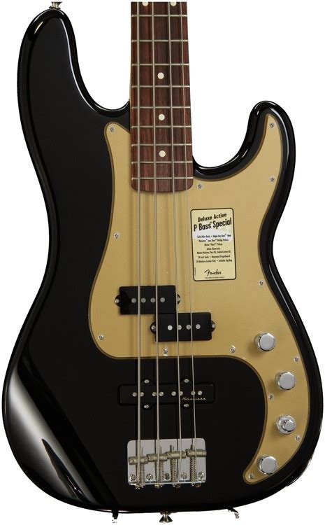 Fender Deluxe Active P Bass Special Black Sweetwater