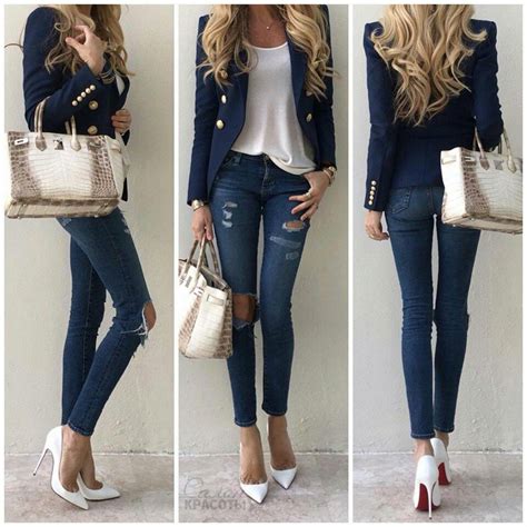 Mode Casual Casual Work Outfits Blazer Outfits Date Outfits Office