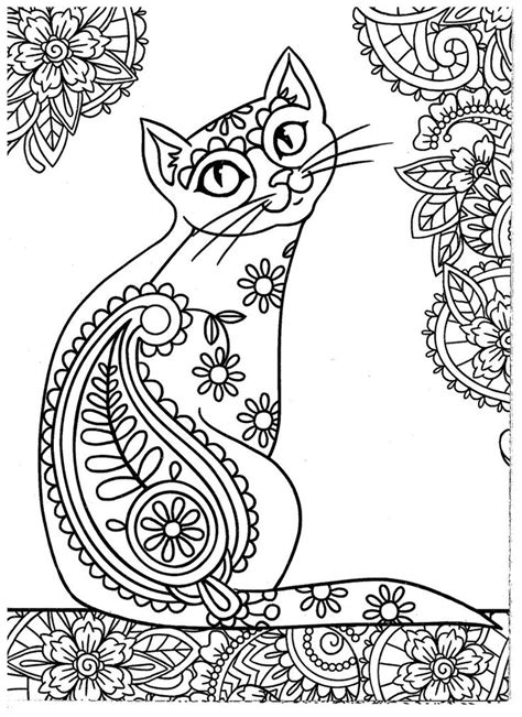 Cat Mandala Coloring Pages at GetDrawings | Free download