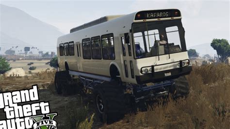 Gta 5 Monster Truck Bus Youtube
