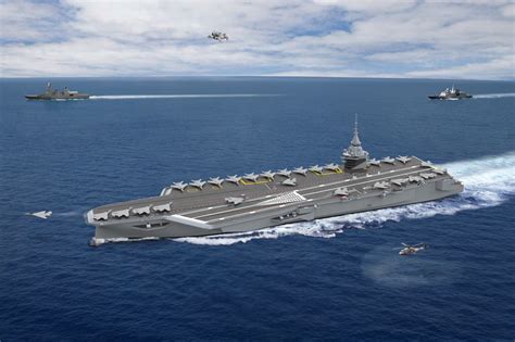 President Macron Announces Start Of New French Nuclear Aircraft Carrier