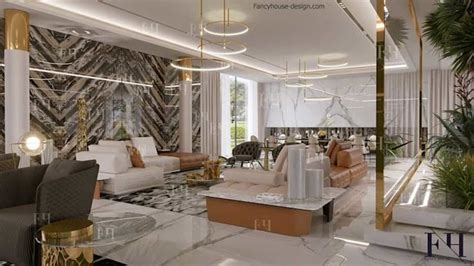 Modern Villa Interior Design In Dubai Uae Homify Luxury House