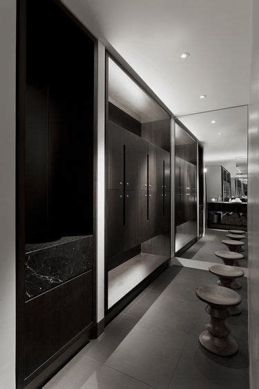Our interior design is completely free on all interior fitout or refurbishment projects, including office toilet and washroom planning. locker room? | Spa treatment room, Restroom design, Gym room