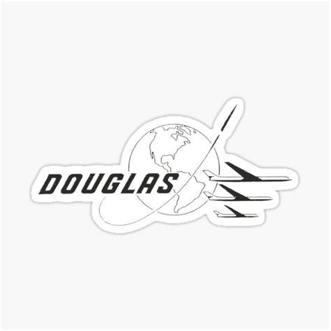 Douglas Sticker For Sale By Mach5 Redbubble