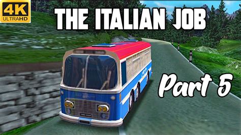 The Italian Job Bus Over Cliff Ending Retro PC Gameplay Part Alps Missions K