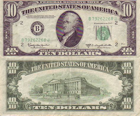 Ten Dollar Bill Obversereverse A Photo On Flickriver