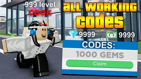 All Restaurant Tycoon 2 Codes Roblox Youtube