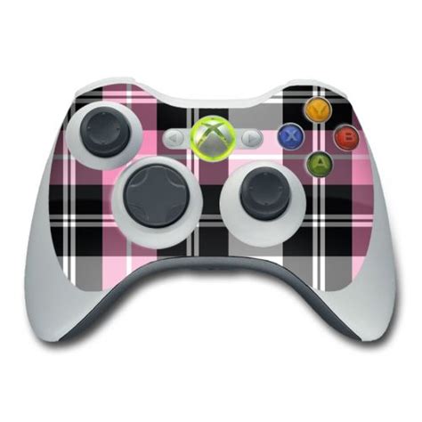 Pink Plaid Xbox 360 E Skin Istyles