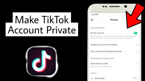 How To Make Tik Tok Account Private Youtube