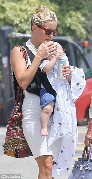 Kate Hudson Dotes On Her Darling Son Bingham As They Holiday In Saint