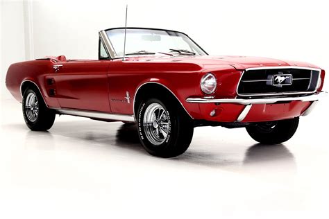 1967 Red Mustang Convertible For Sale
