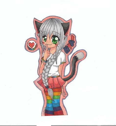 Human Nyan Cat Girl By Creativepurplepanda On Deviantart