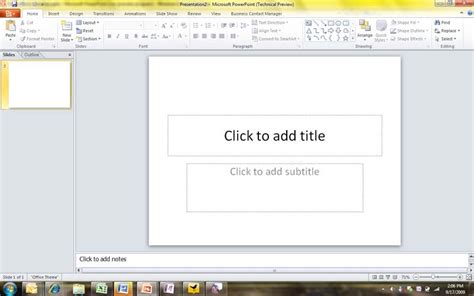 Microsoft Office 2010 A First Look At Powerpoint Web App Pcworld
