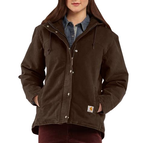 Carhartt Womens Dark Brown Sandstone Berkley Jacket