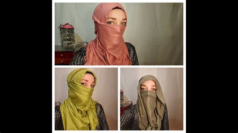 3 No Pin Niqab Tutorials Hijab Modesty Is So Beautiful Youtube