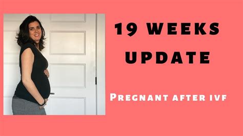 Week 19 Pregnancy After Ivf And Stillbirth Youtube
