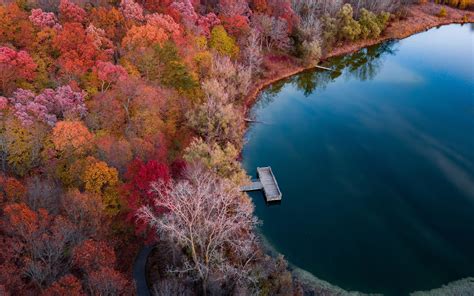 Download 3840x2400 Wallpaper Lake Autumn Nature Aerial View 4k Ultra Hd 1610 Widescreen